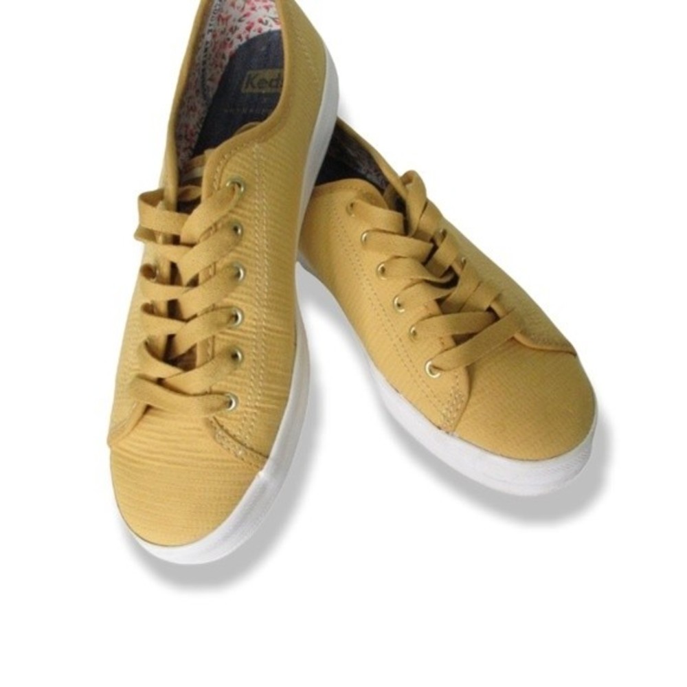 Anthropologie Keds Kickstarter SneakersYellow Gold